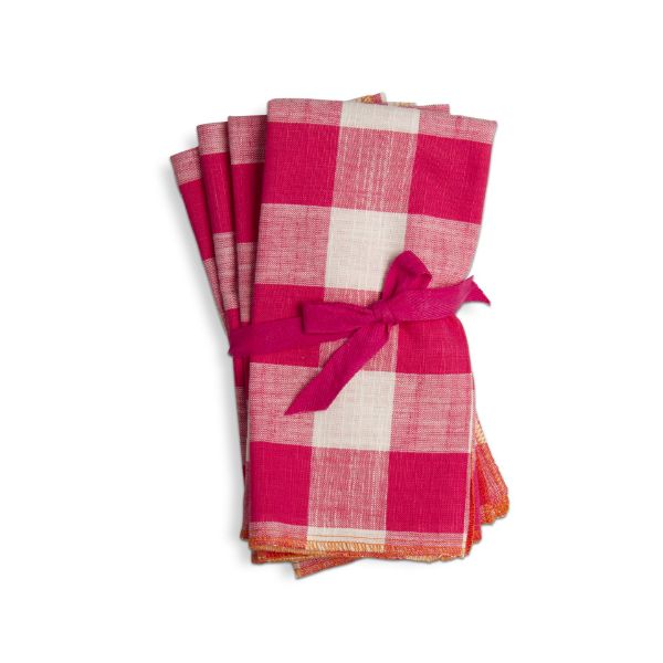 Gingham Napkin Set Of 4