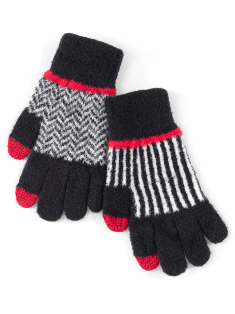 Shiraleah Bowie Touchscreen Gloves Black