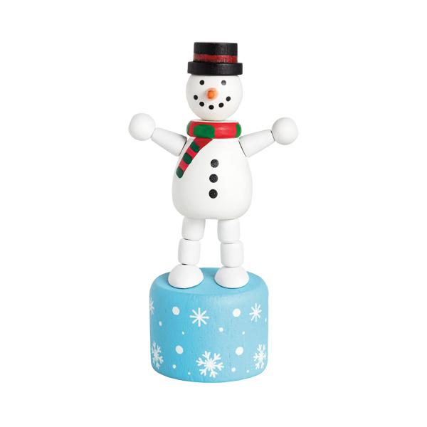 Collapsing Christmas Snowman Toy