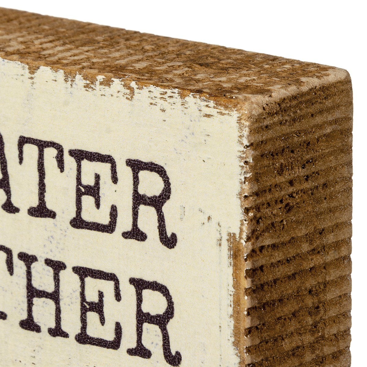 Sweater Weather Block Sign