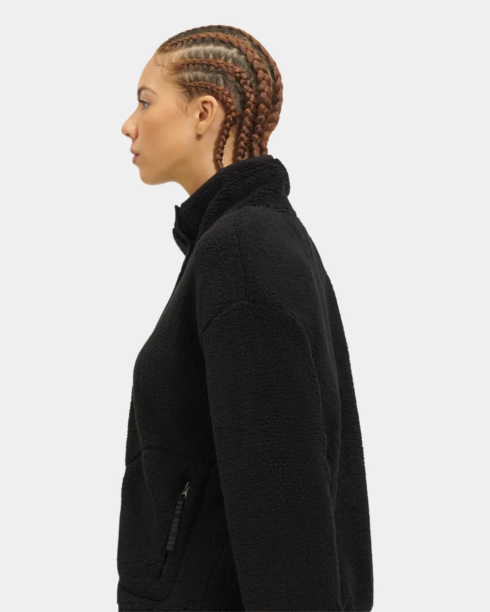 UGG Atwell Sherpa Half Snap Pullover