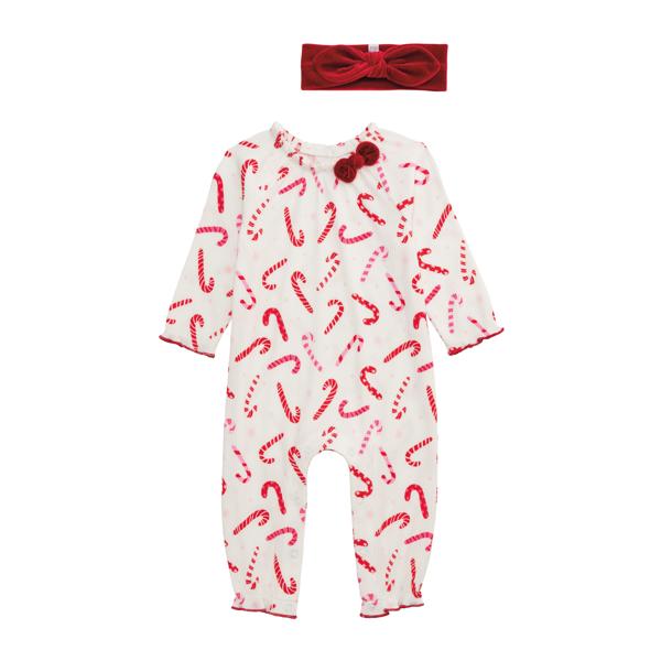 Candy Cane Baby Bodysuit