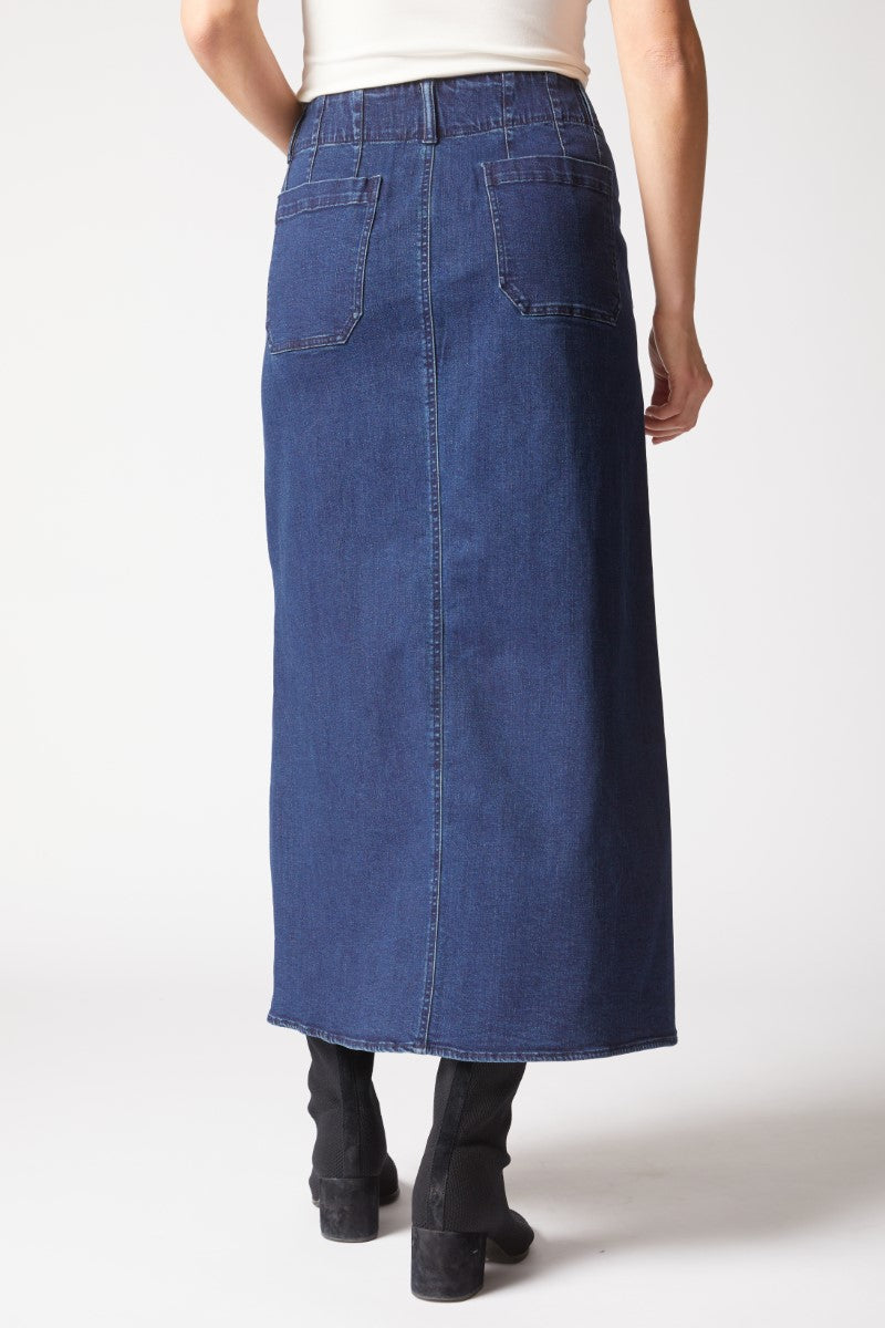 Habitat Stretch Denim Easy Straight Skirt