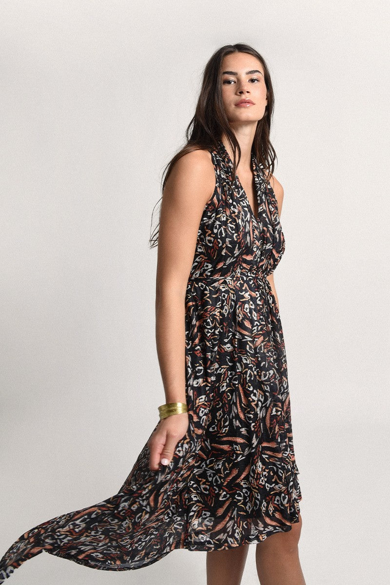 Molly Bracken Long Printed Dress