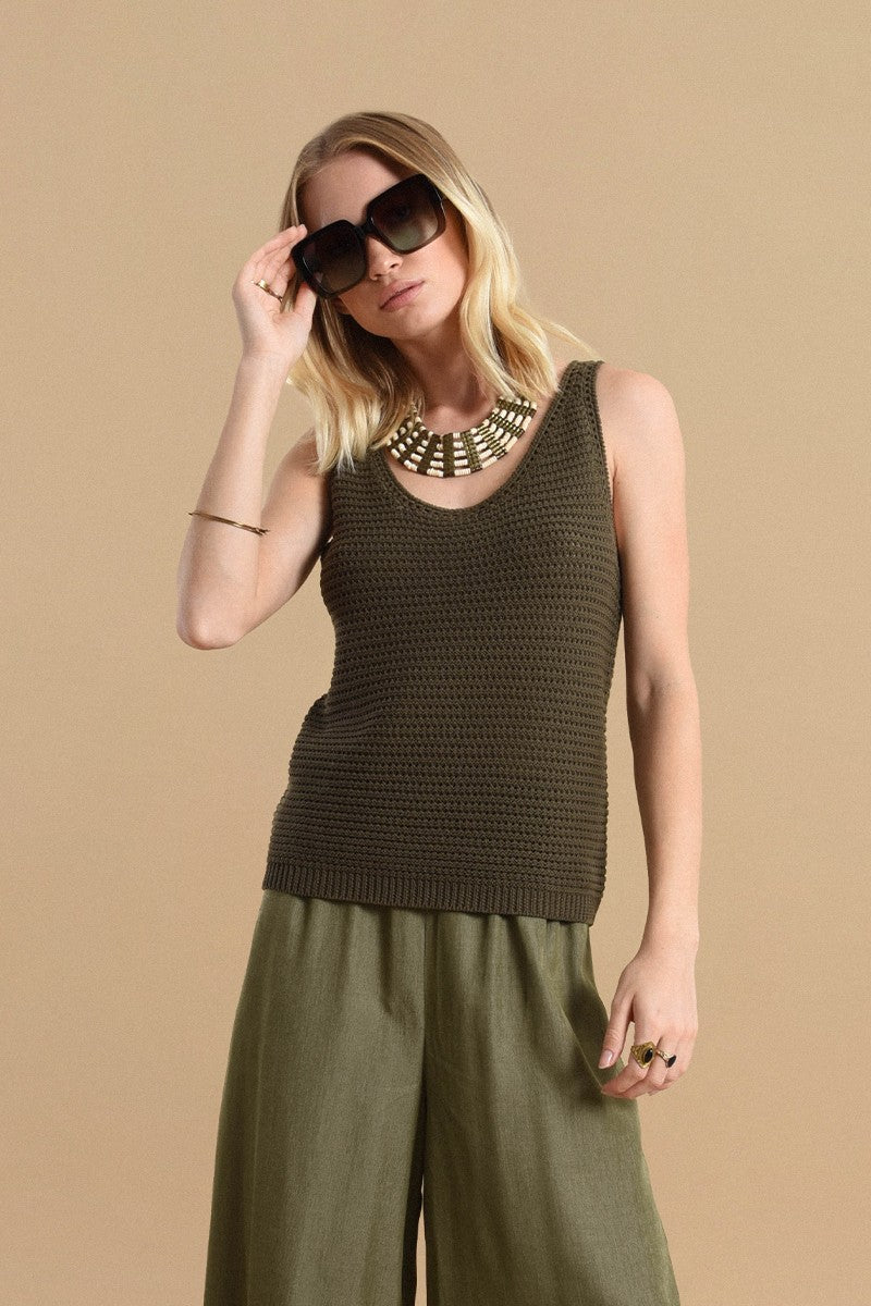 Molly Bracken Soft Knitted Tank Top