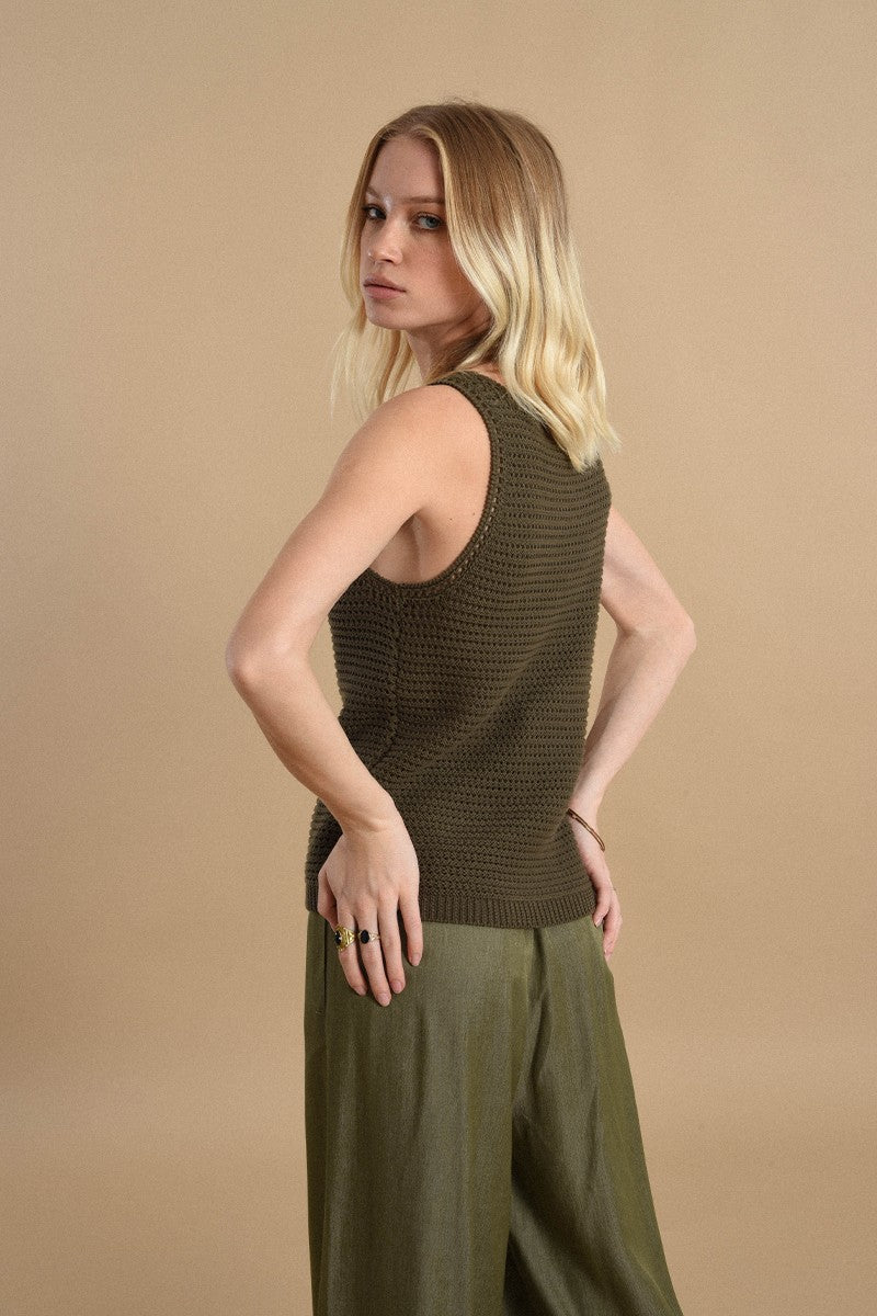 Molly Bracken Soft Knitted Tank Top