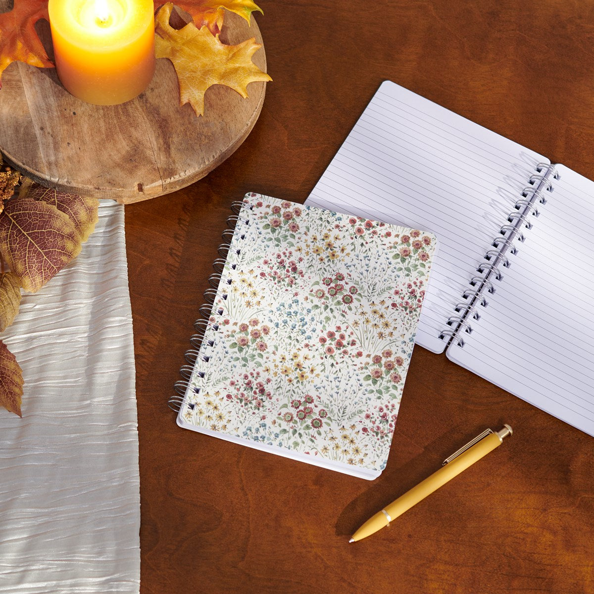 Fall Wildflower Spiral Notebook
