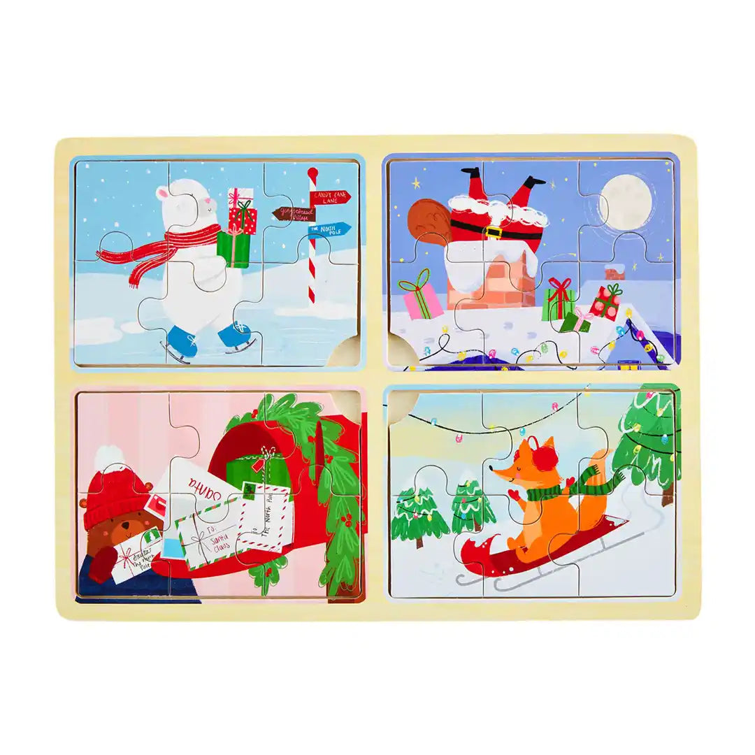 Christmas 4 In 1 Puzzle