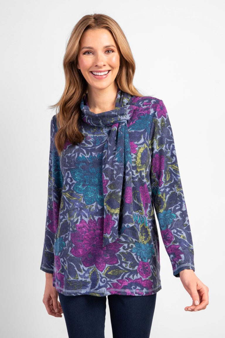 Habitat Soft Fleece Tie Neck Pullover