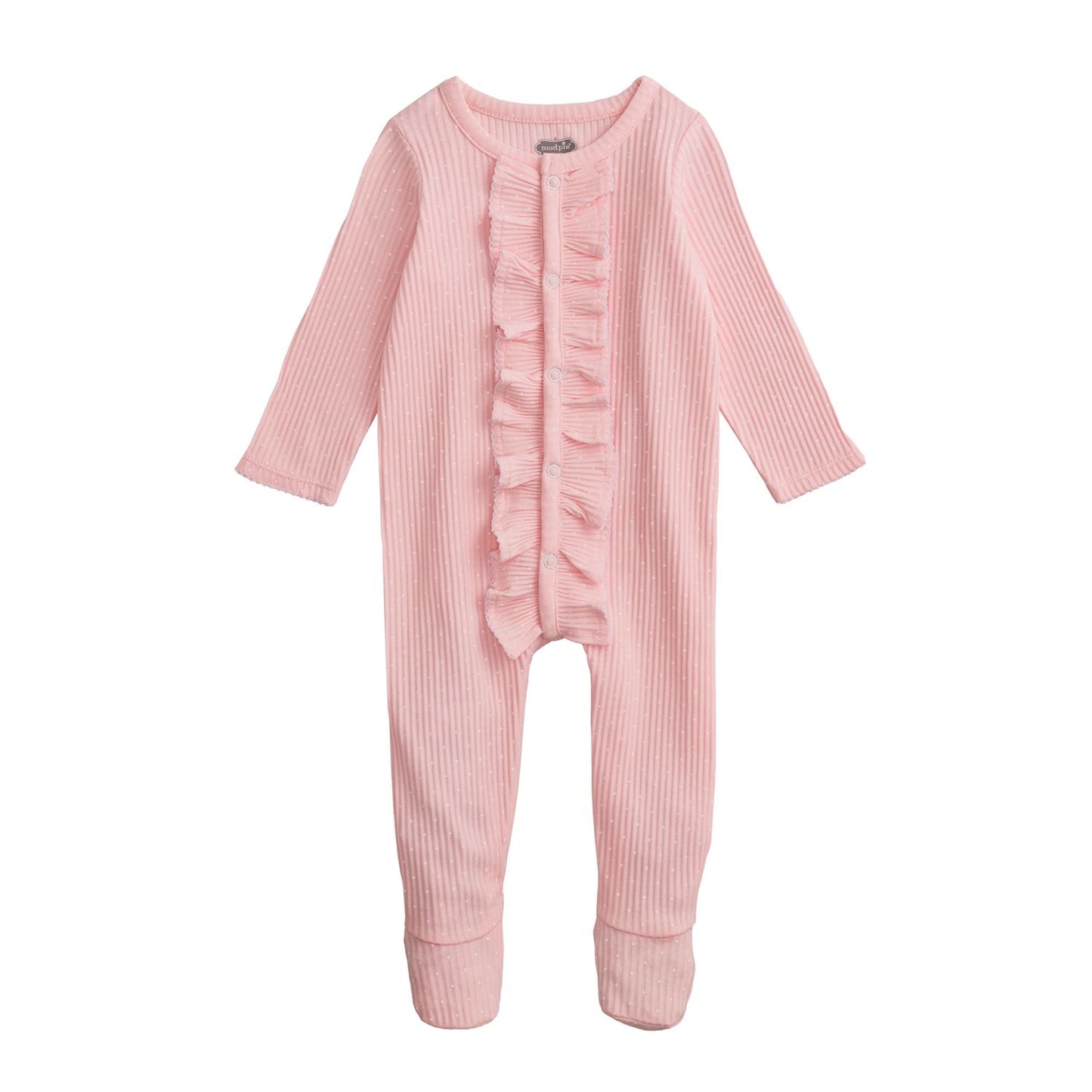 Ribbed Pink Dot Sleeper
