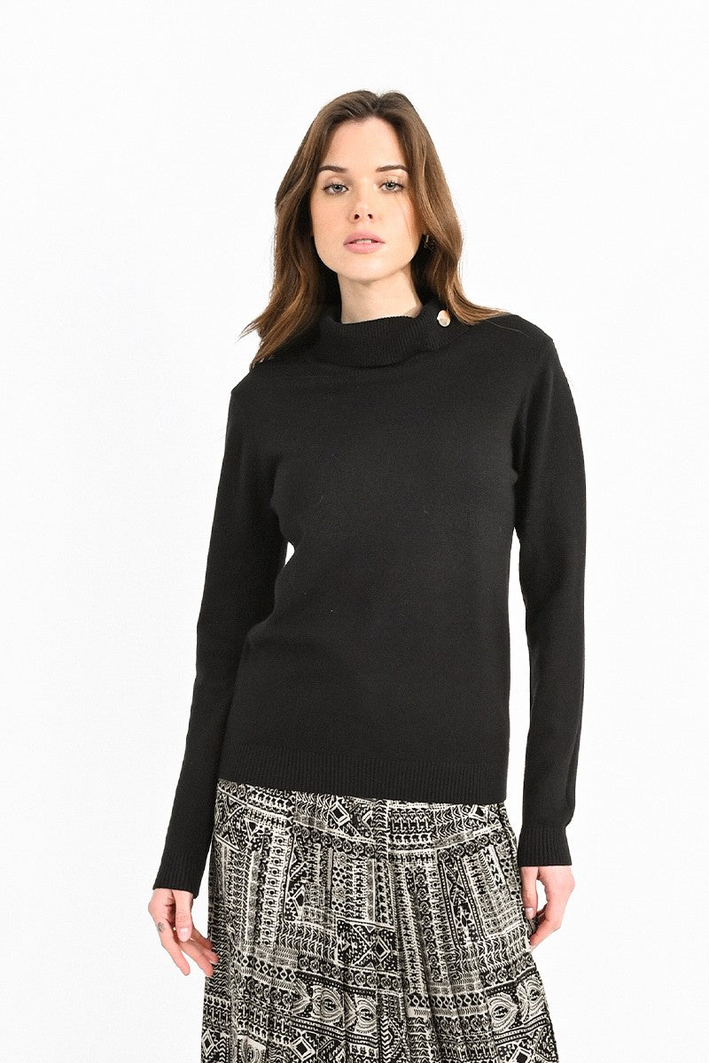 Molly Bracken Bodycon Turtleneck Sweater