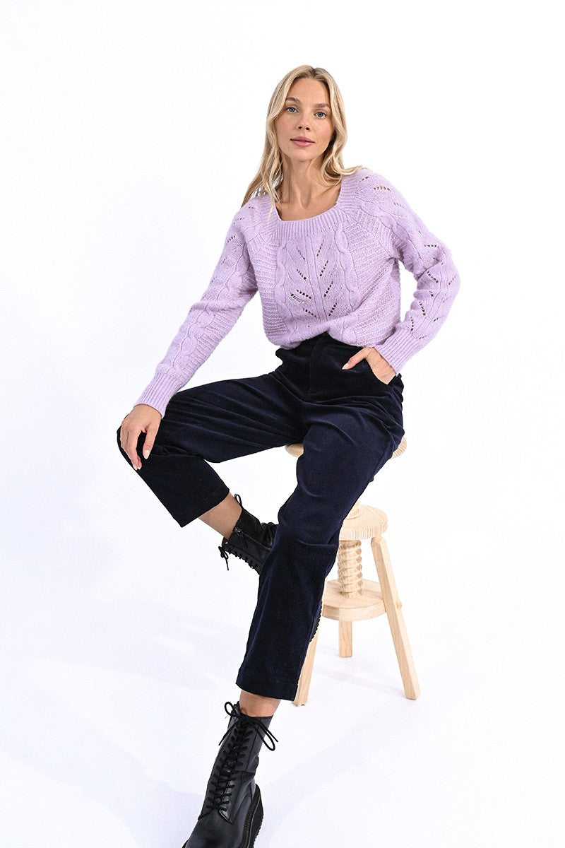 Molly Bracken Square Collar Sweater