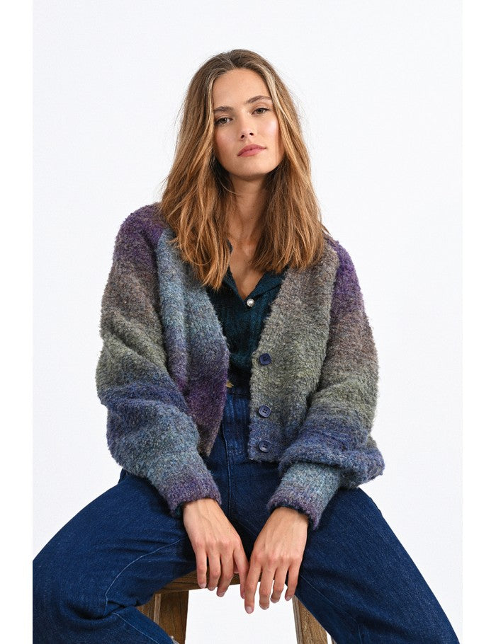 Molly Bracken Tie And Dye Cardigan