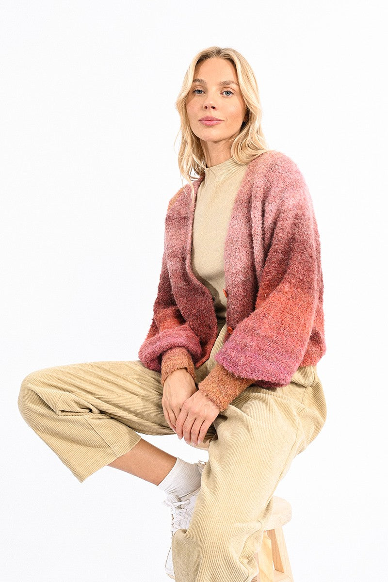 Molly Bracken Tie And Dye Cardigan