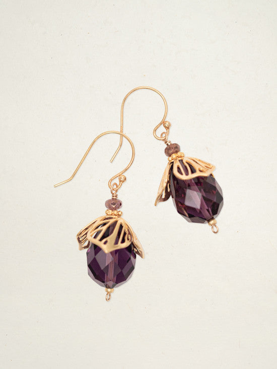 Holly Yashi Emelia Earrings Aubergine
