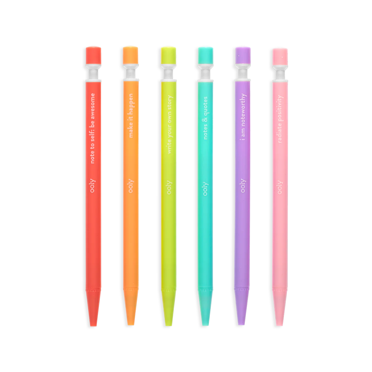 Noted! Graphite Mechanical Pencils - Set of 6