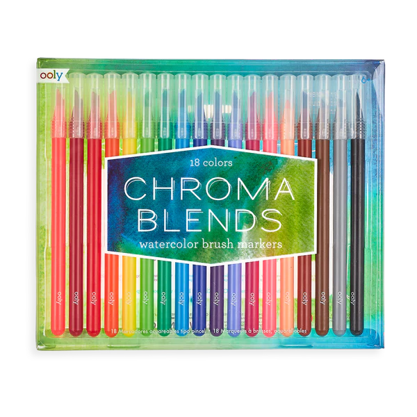 Chroma Blends Watercolor Brush Markers