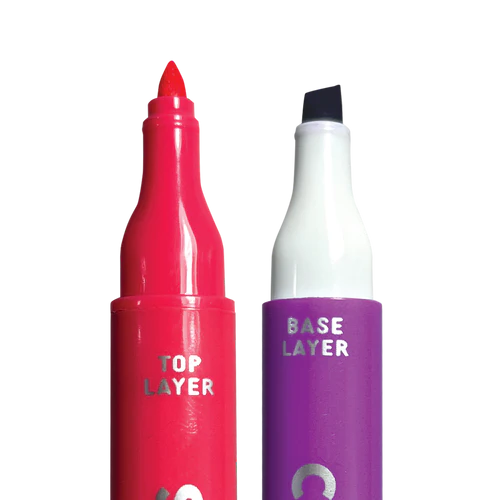 Color Layers Double Ended Layering Markers - Set of 8