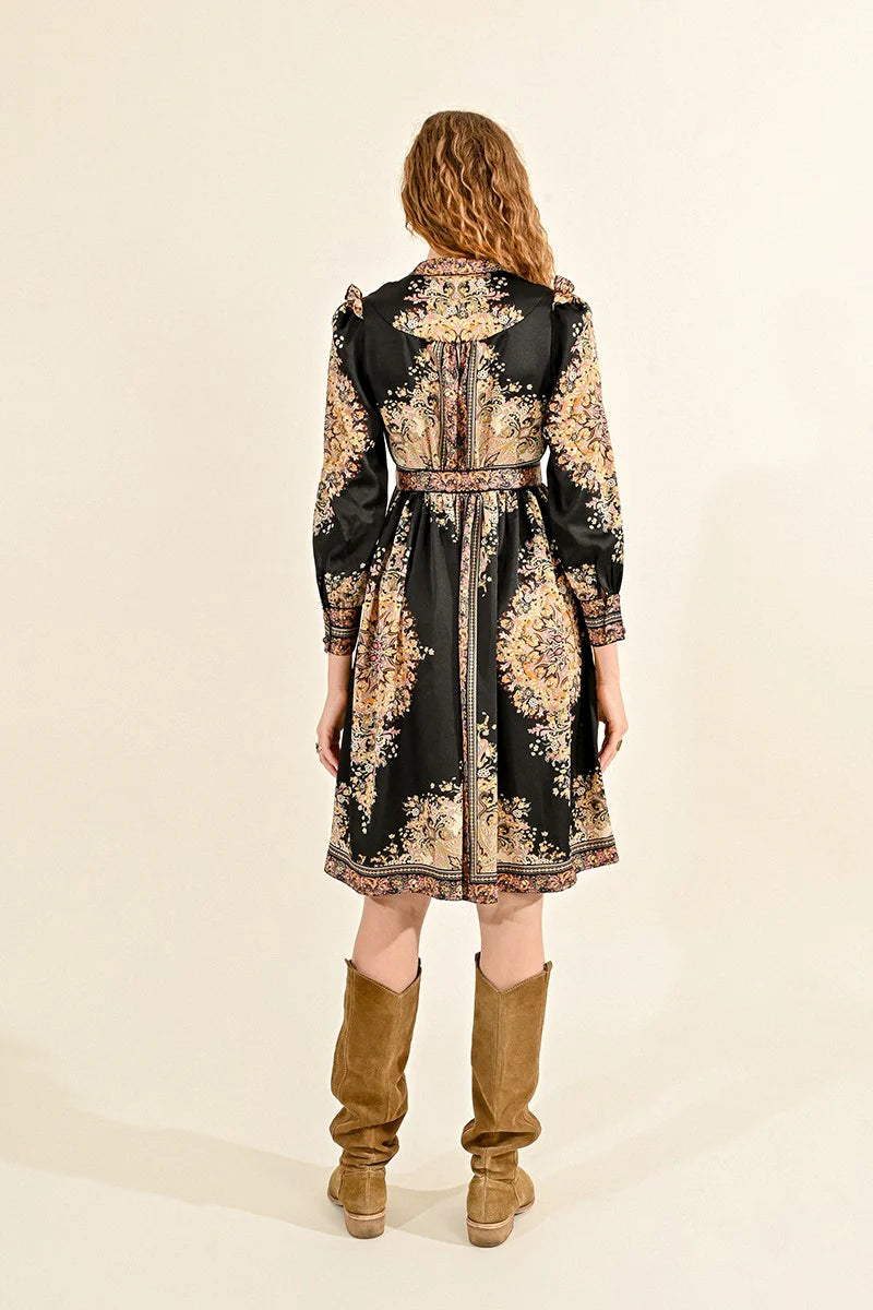 Molly Bracken Printed Shirt Dress