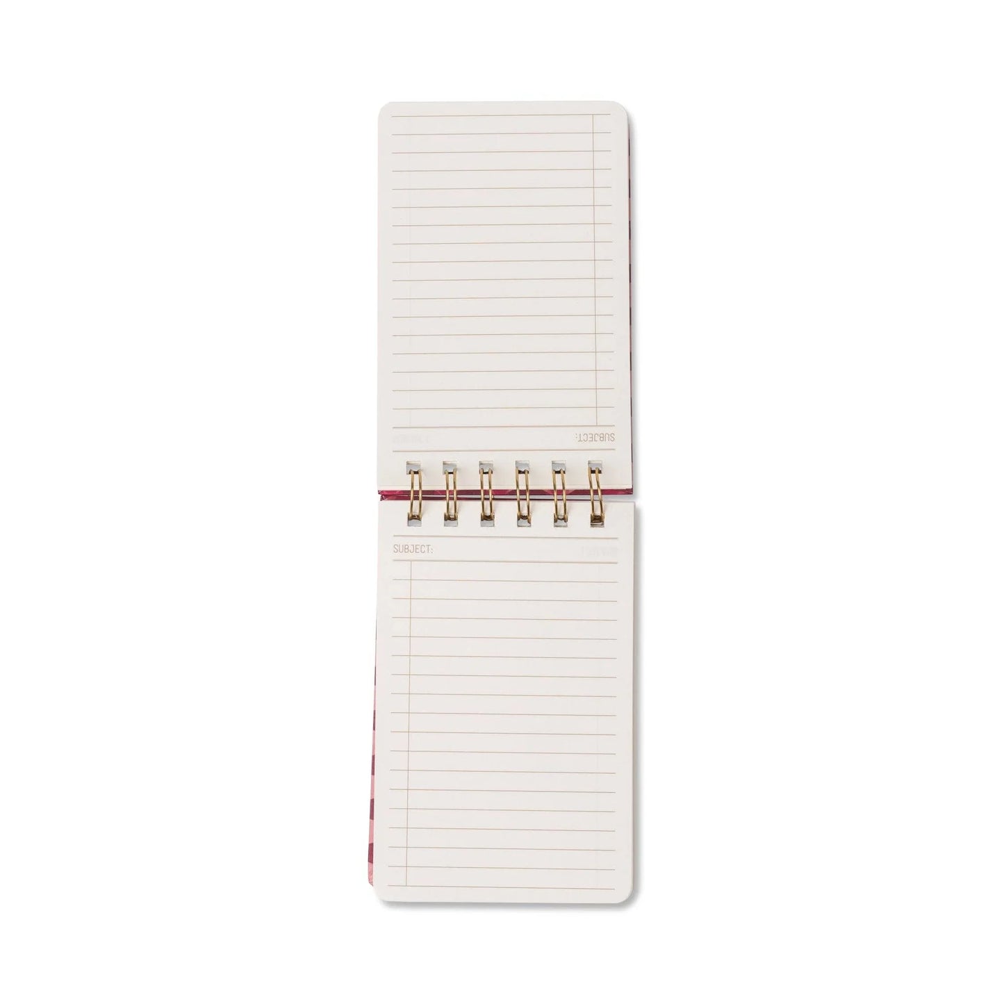 Twin Wire Notepad - Pinwheel Pink
