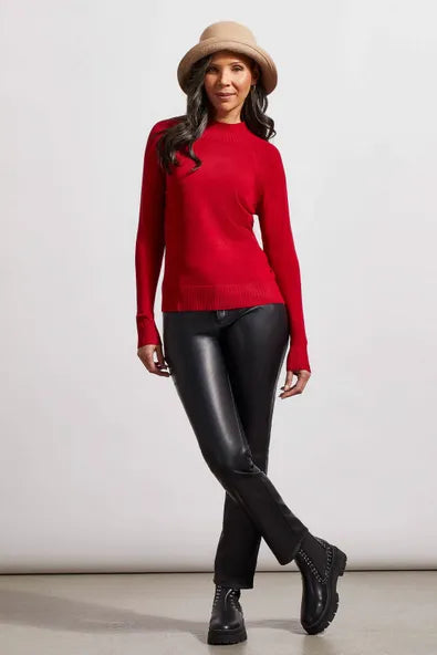 Tribal Long Sleeve Funnel Neck Sweater
