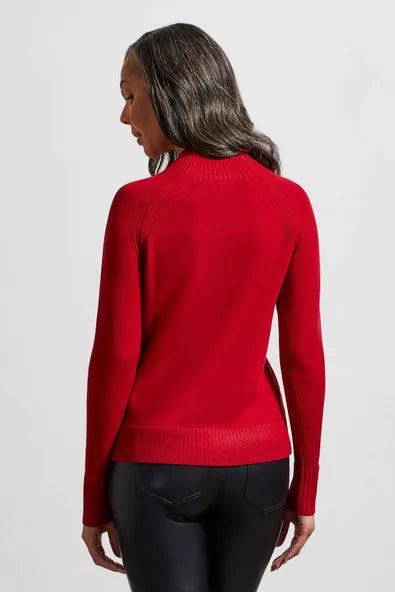 Tribal Long Sleeve Funnel Neck Sweater