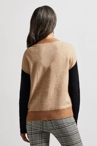 Tribal Color Block Cardigan Sweater