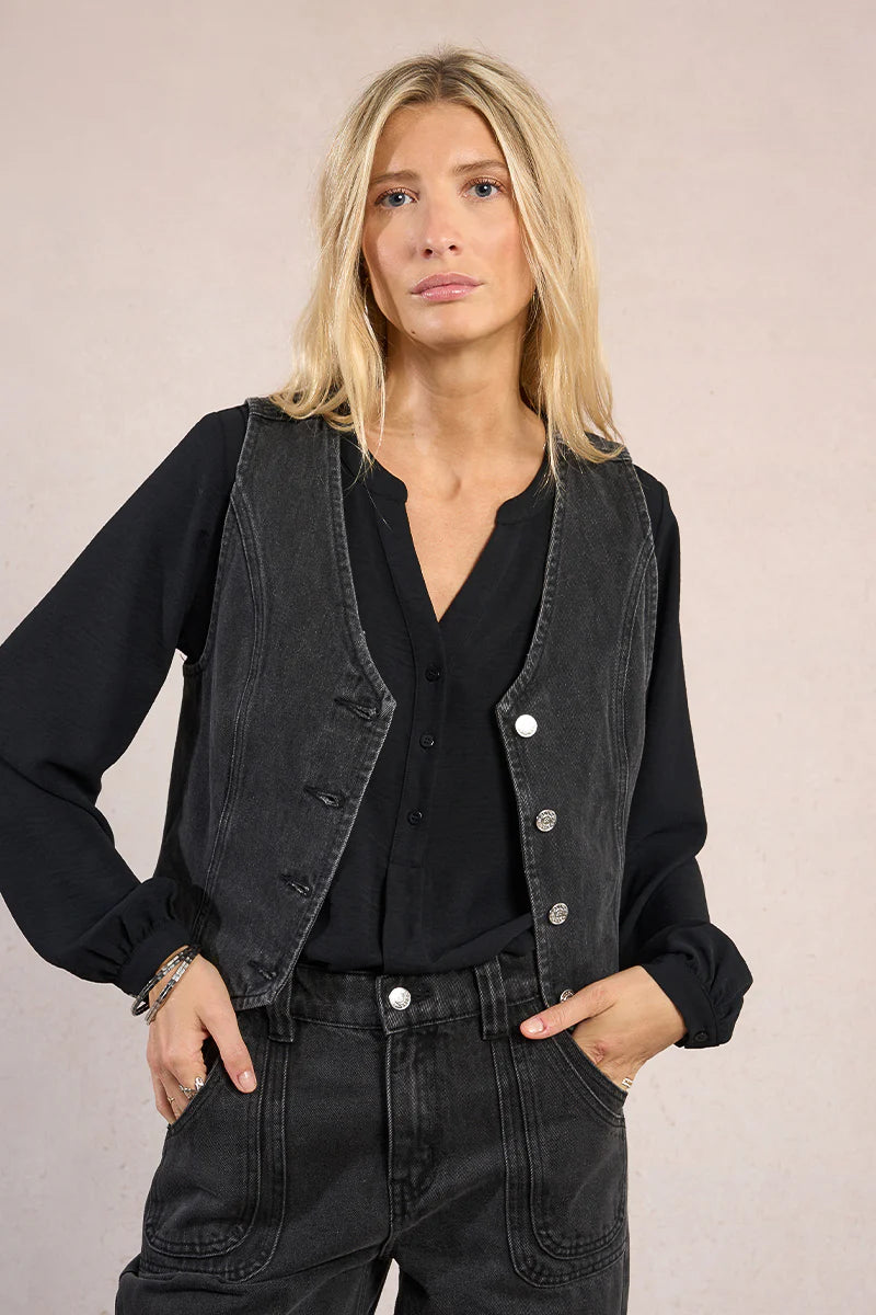 Molly Bracken Denim Vest