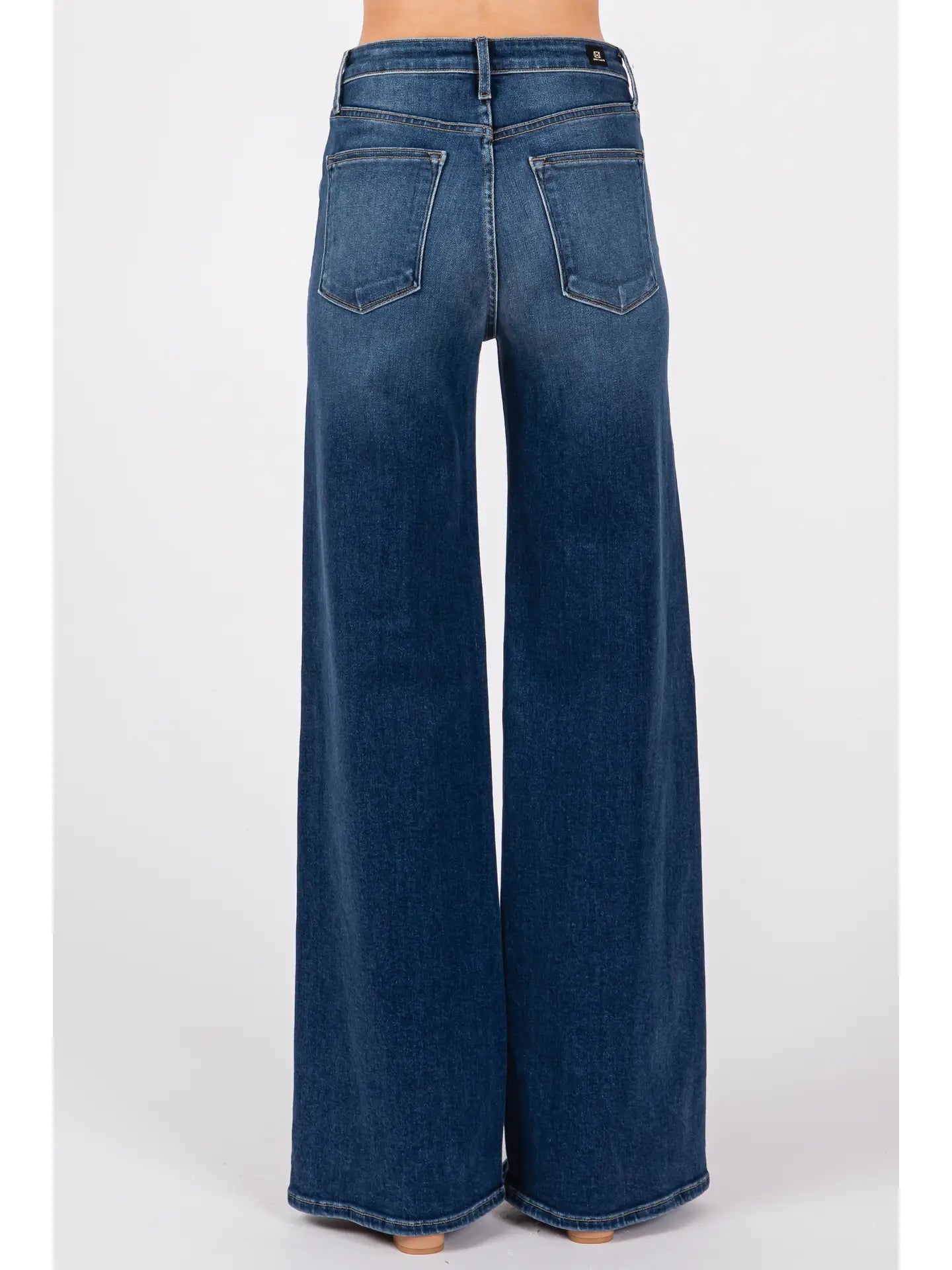 L.T.J. Dark High Rise Super Wide Jeans