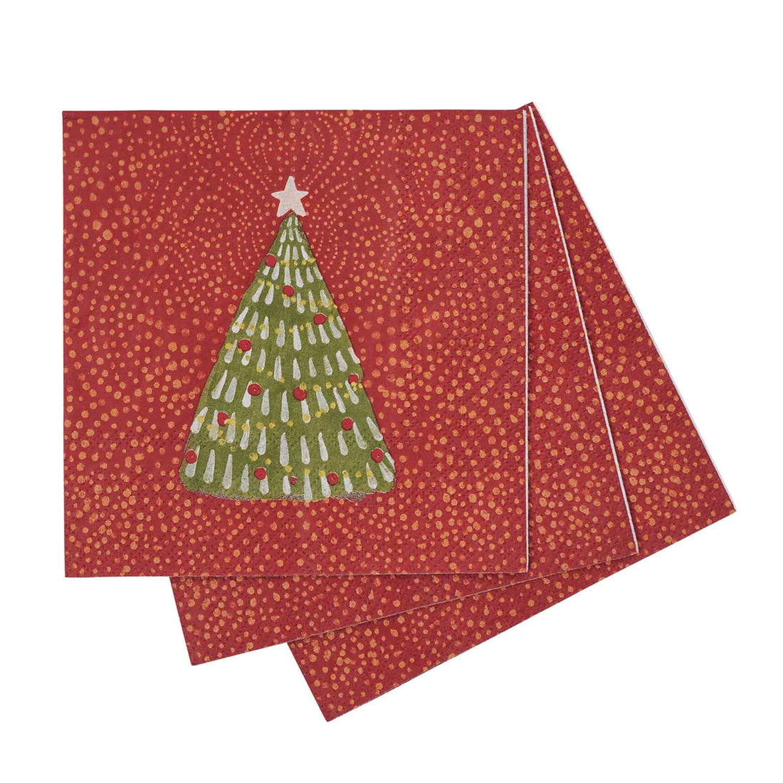 Filigree Trees Paper Cocktail Napkins