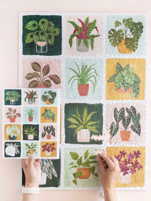 Houseplants Puzzle - 1,000 Piece Jigsaw Puzzle