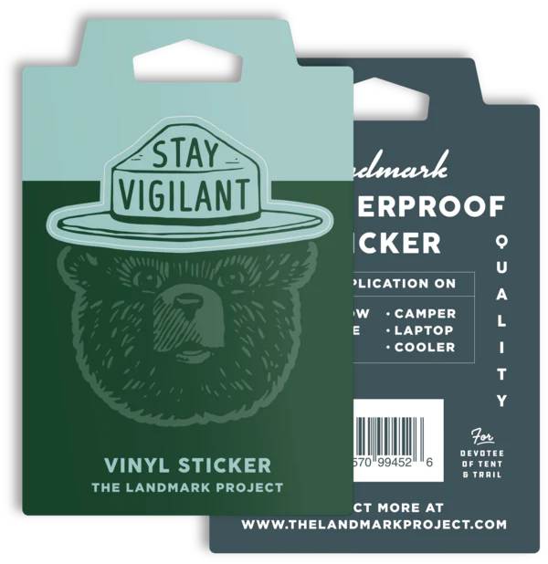 Smokey Stay Vigilant Sticker