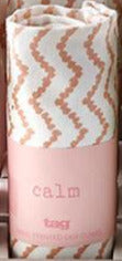 Oasis Sentiment Hand Printed Dishtowel Calm