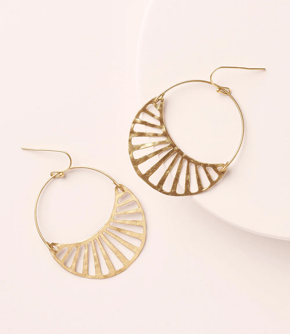 Rajani Gold Hoop Earrings