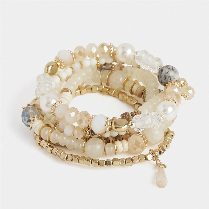 Coralie Stack Stretch Bracelet - Multiple Color Options