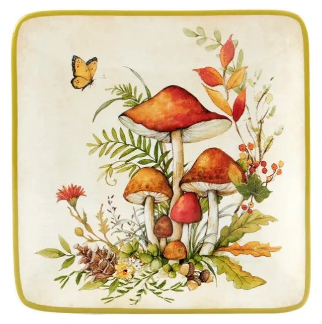 Woodland Critters Fall Canape Plate