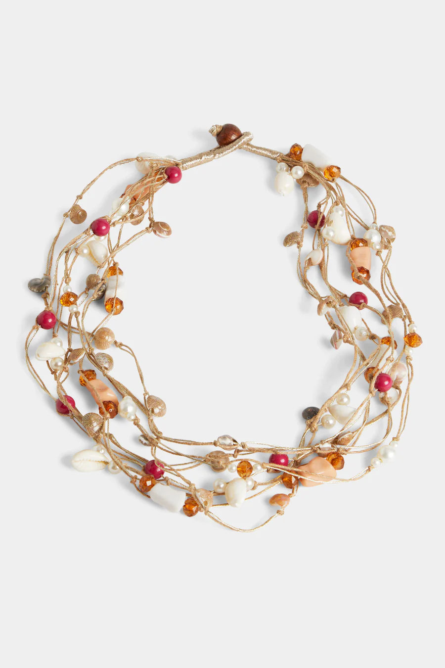 Shelly Necklace Pinks/Natural