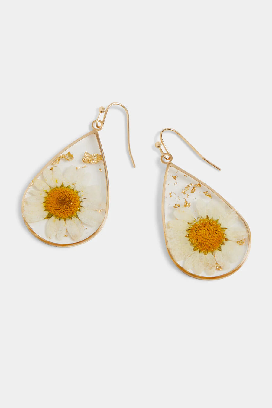 Pressed Flower Earrings