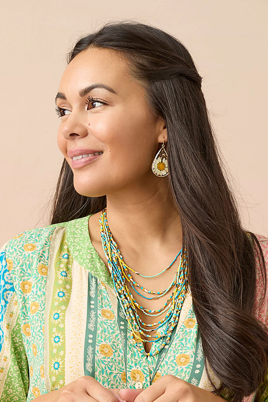 Pressed Flower Earrings