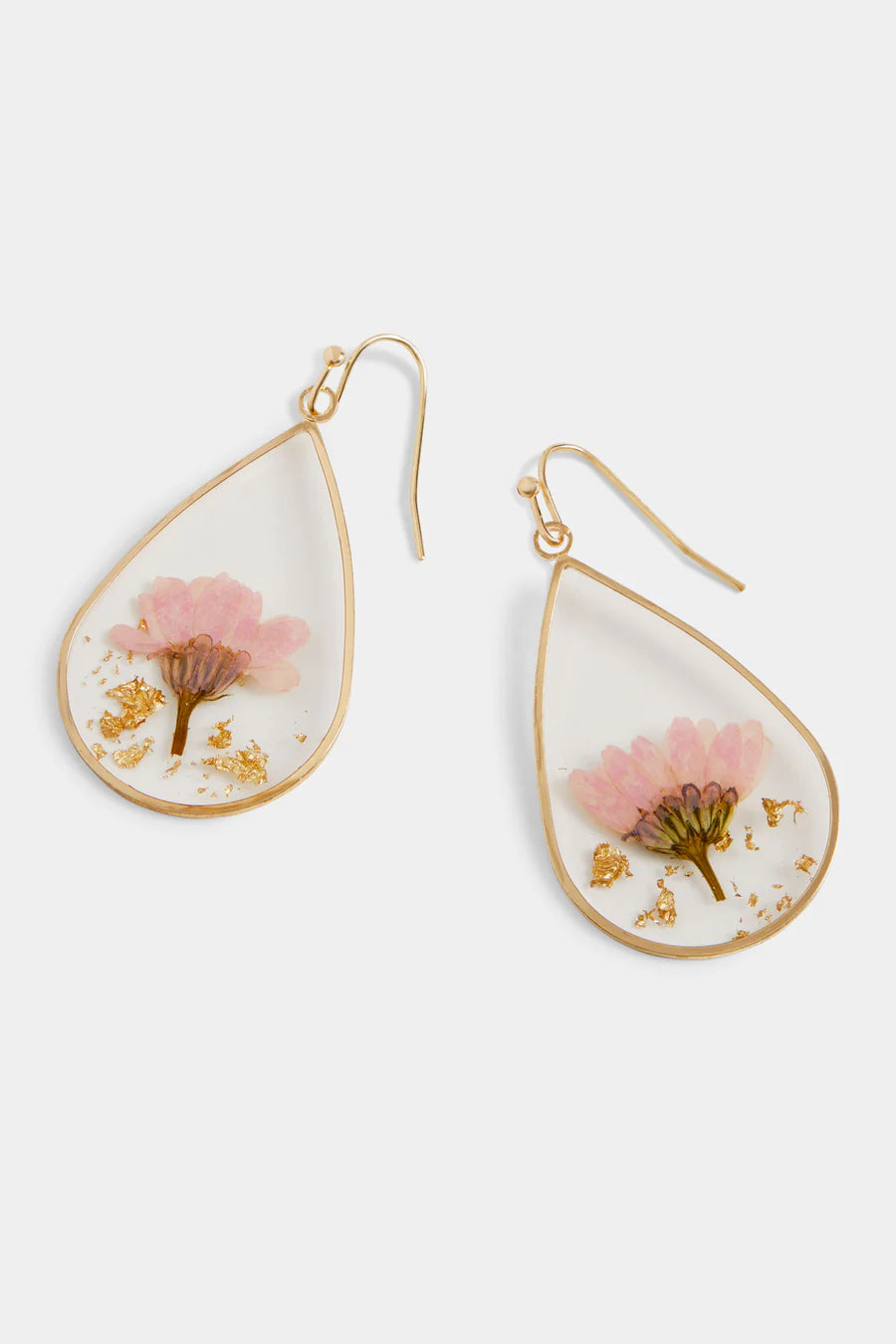 Pressed Flower Earrings