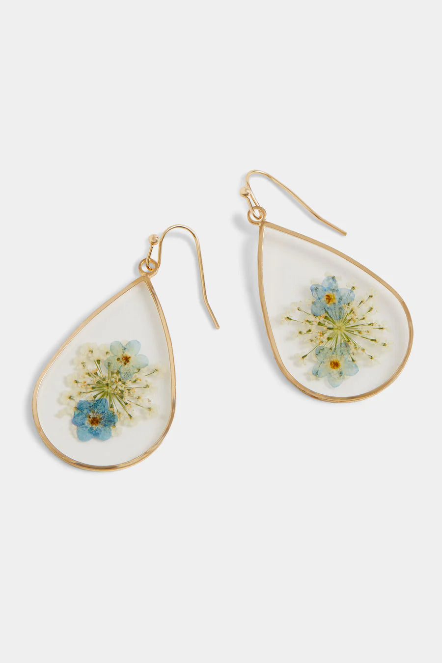 Pressed Flower Earrings