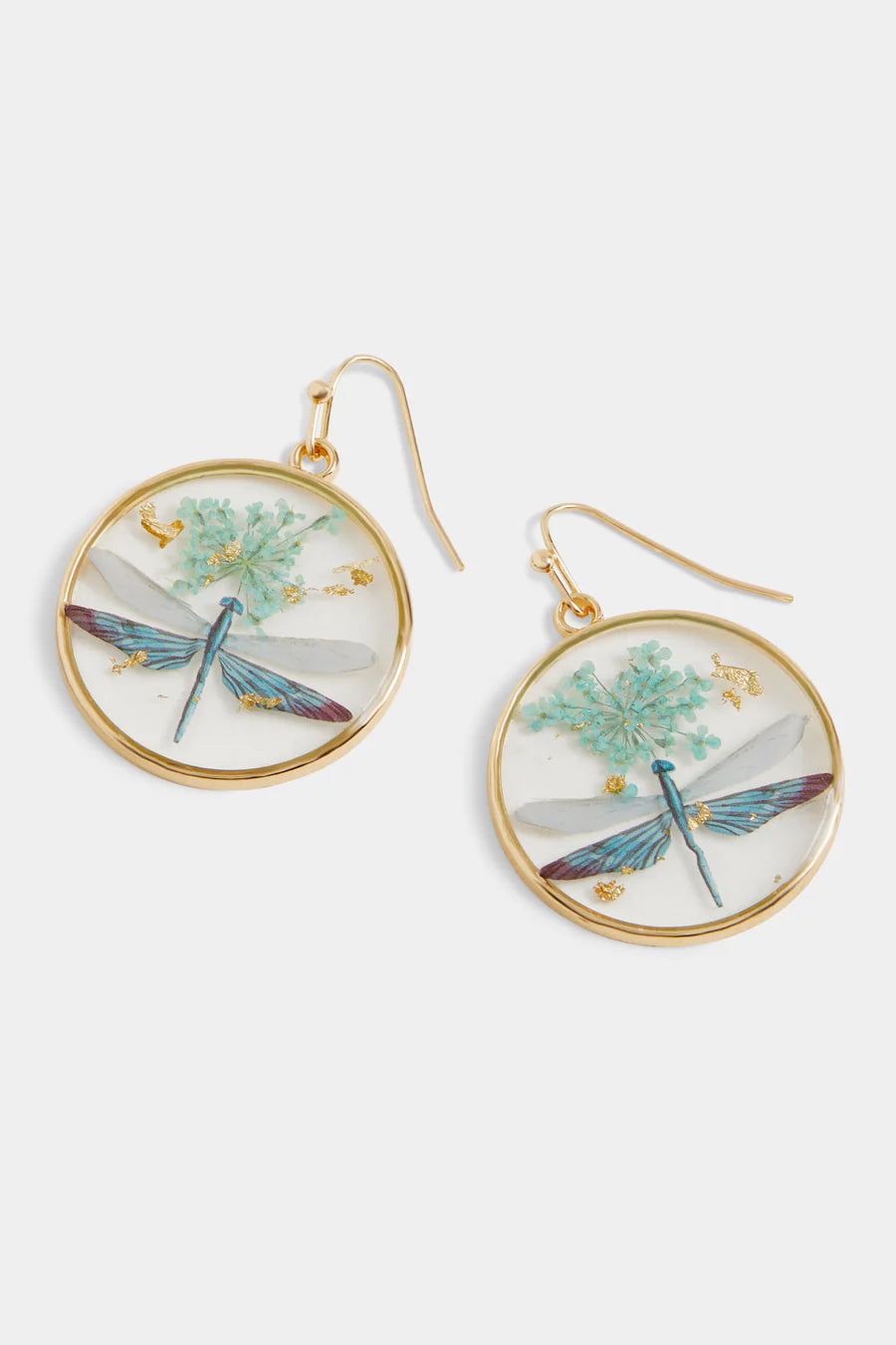 Pressed Flower Earrings