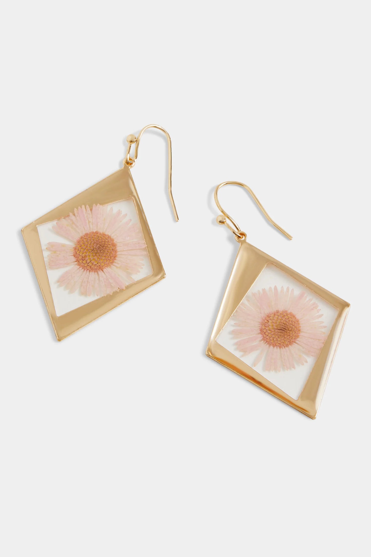 Pressed Flower Earrings