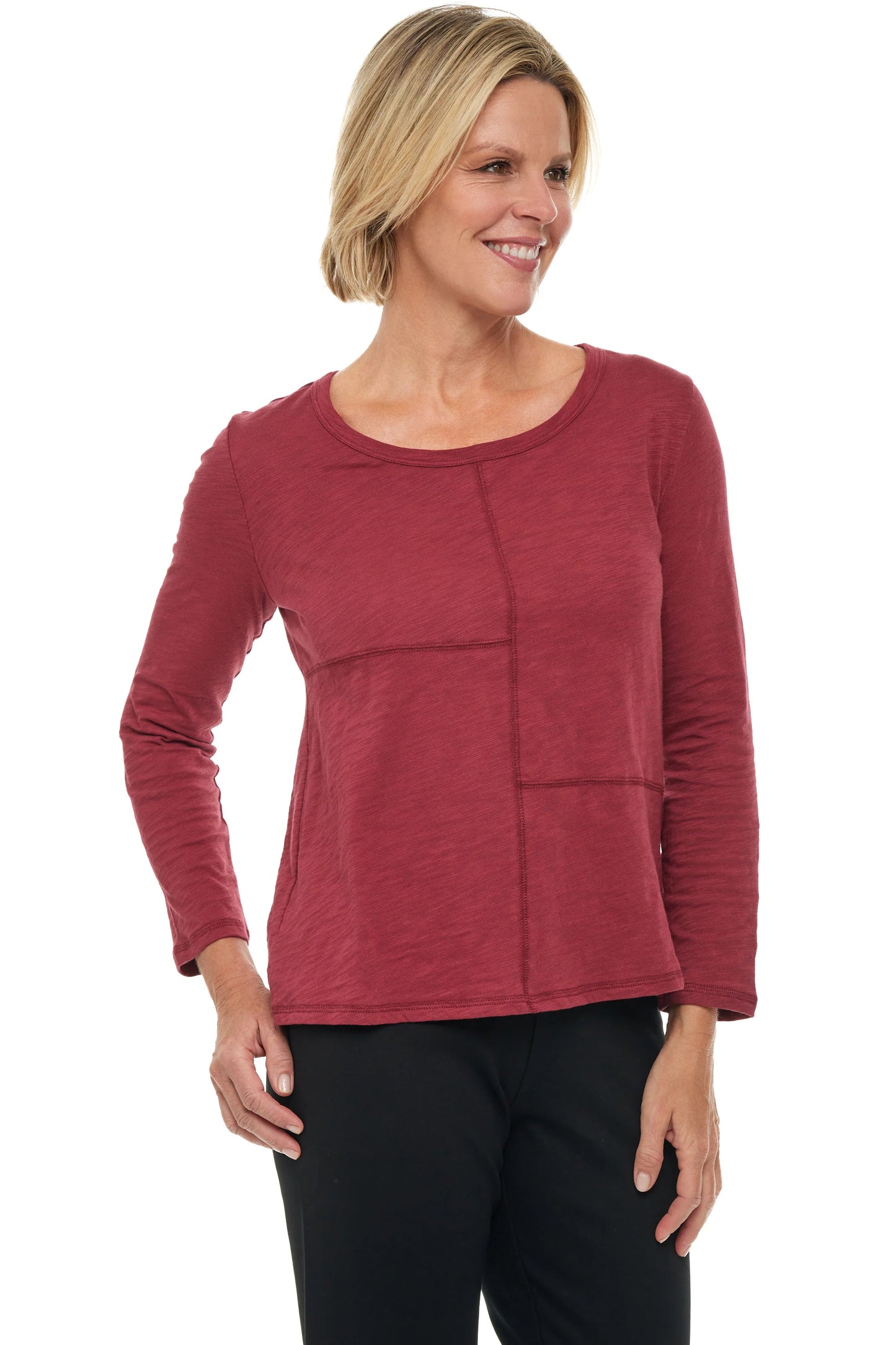 Habitat Cotton Pebble Coverstitch Crew Tee
