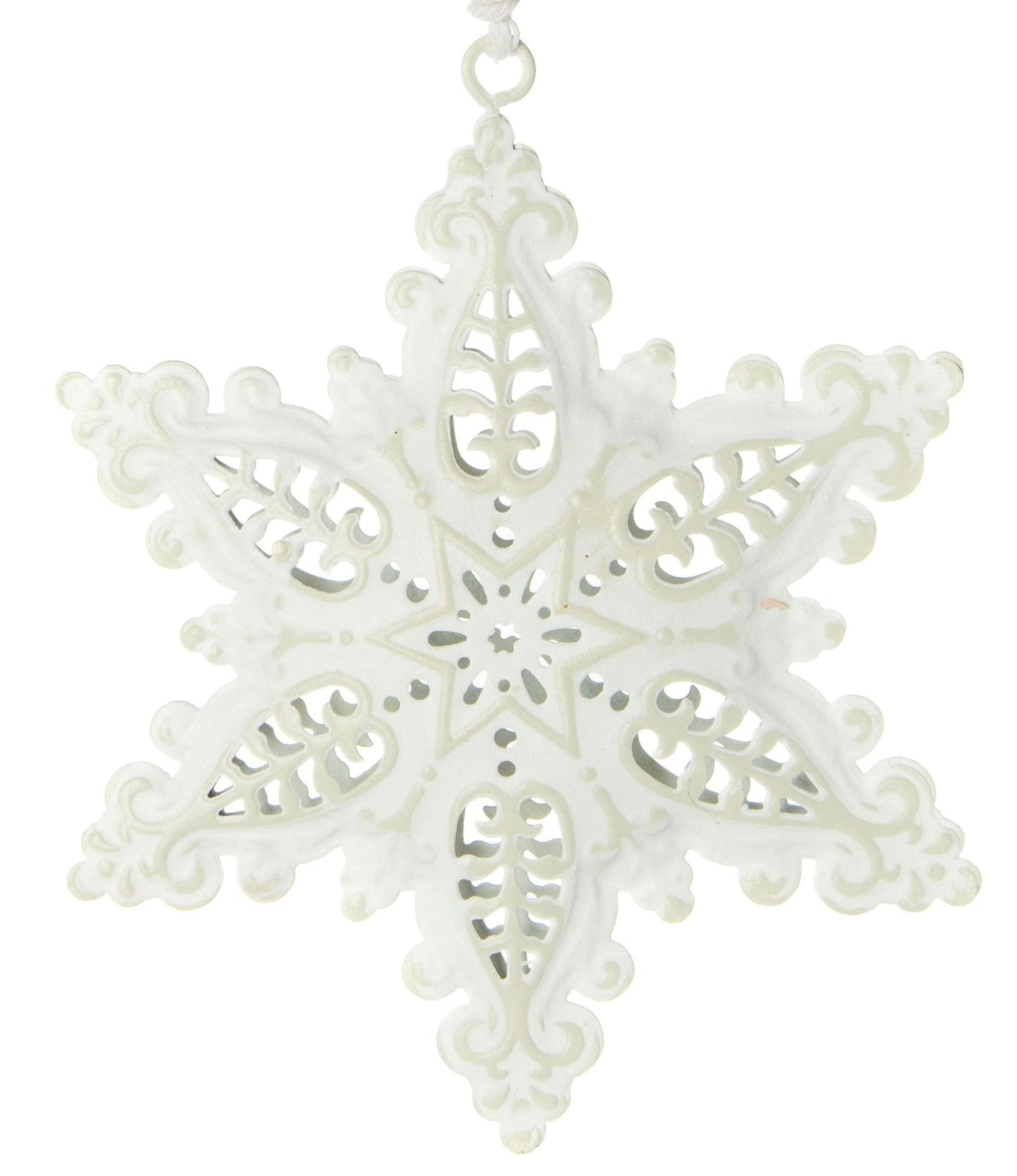 Filligree Metal Snowflake Ornaments