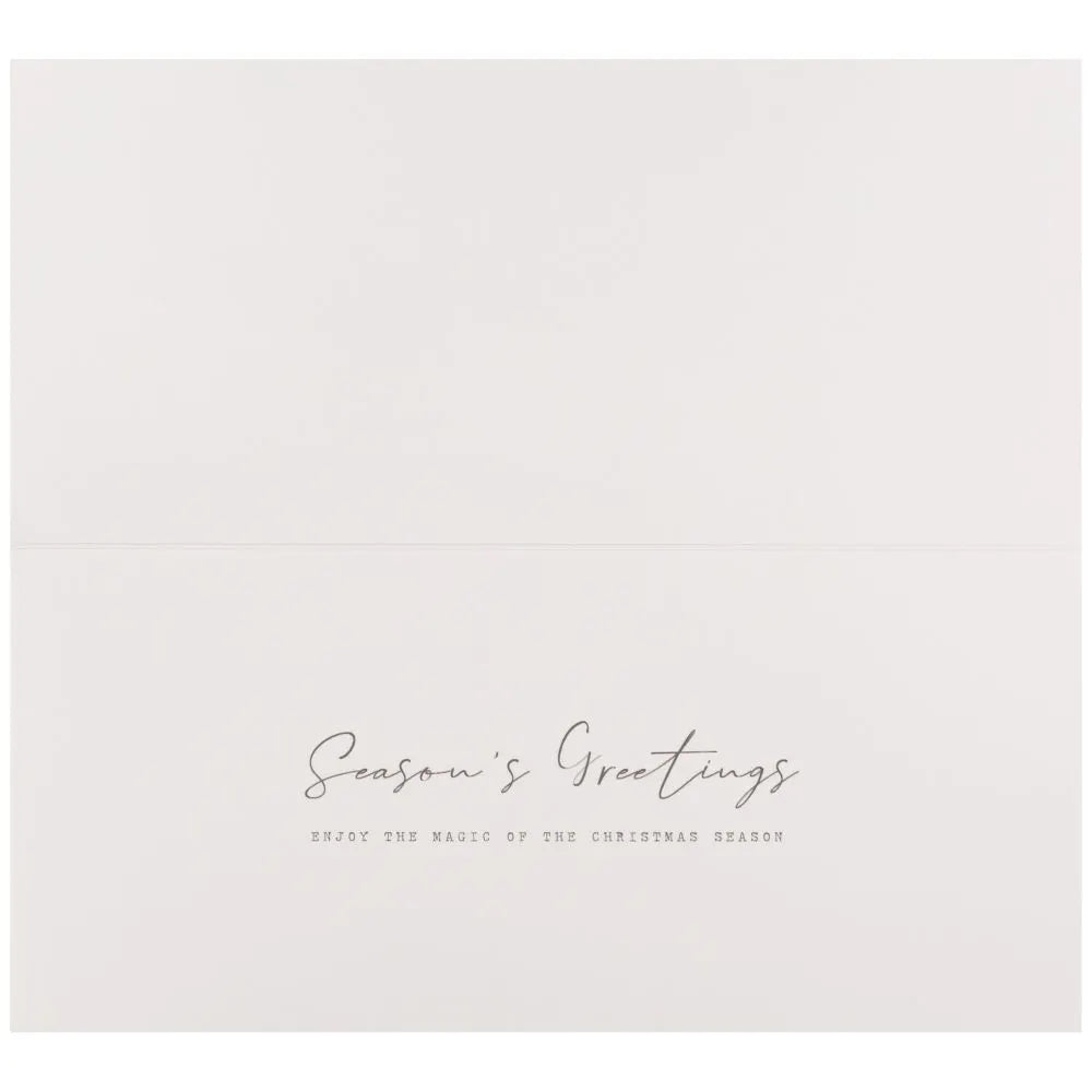 Santa Reindeer Night Sky 8 Count Boxed Christmas Cards