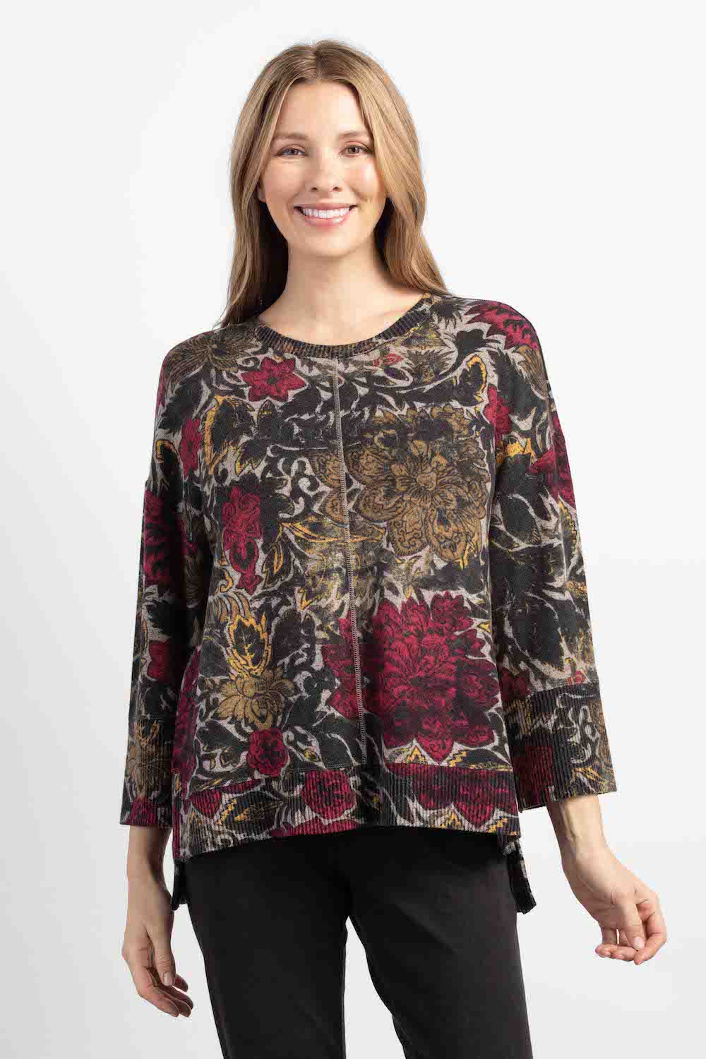 Habitat Cozy-Up Fleece Floral Pullover