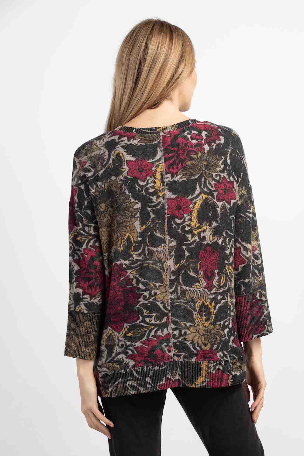 Habitat Cozy-Up Fleece Floral Pullover