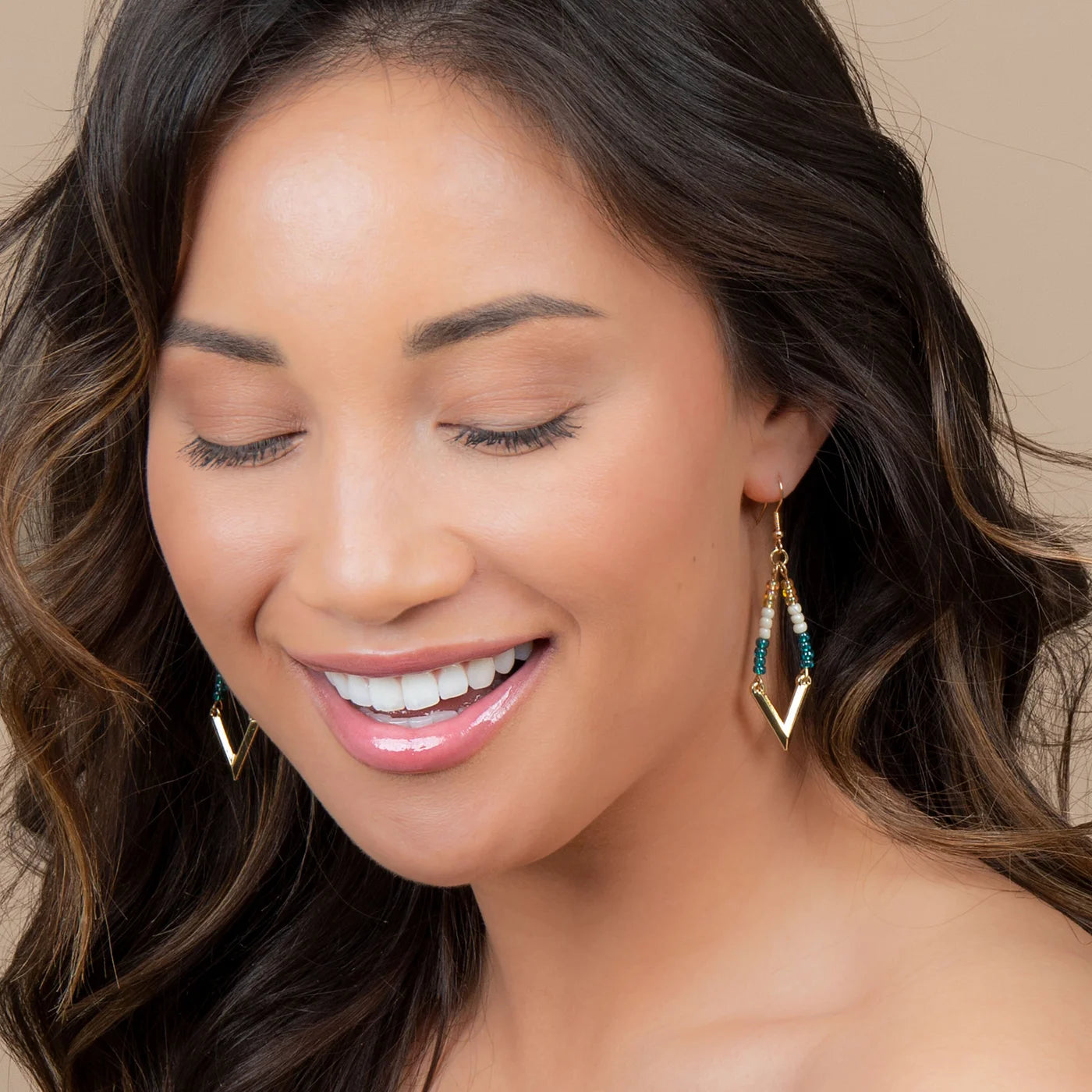 Howard's Aurelia Kite Seed Bead Earrings