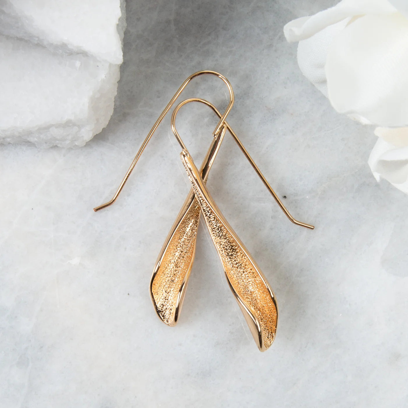 Howard's Kali Curled Leaf Earrings